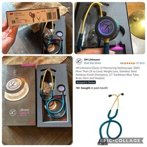 3M Littmann Classic III Stethoscope with Rainbow Finish
